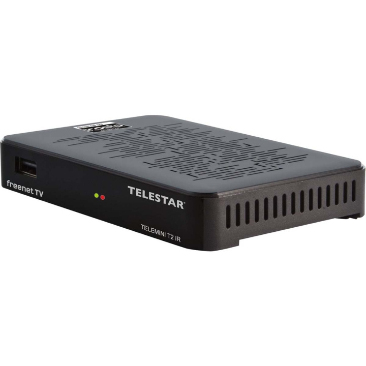 TELESTAR TELEMINI T2 IR ekstremt kompakt DVB-T2/DVB-C HDTV-mottaker (inkl. 12 måneder freenet TV) i gruppen Elektronikk / Lyd & Bilde / TV og tilbehør / Antenner og tilbehør hos TP E-commerce Nordic AB (C78725)