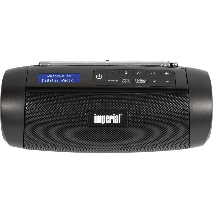 imperial DABMAN GO DAB+ / FM kompaktradio svart i gruppen Elektronikk / Lyd & Bilde / Hjemmekino, HiFi og bærbar / Radio & Vekkerklokker / Radio hos TP E-commerce Nordic AB (C78753)