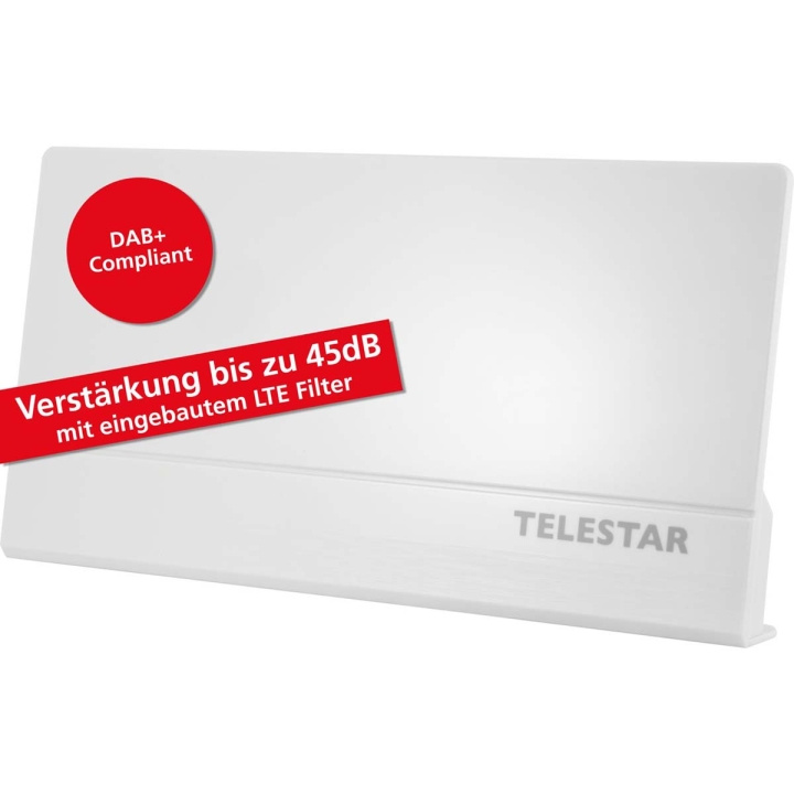 TELESTAR ANTENNA 9 LTE aktiv DVB-T innendørsantenne Hvit i gruppen Elektronikk / Lyd & Bilde / TV og tilbehør / Antenner og tilbehør hos TP E-commerce Nordic AB (C78761)