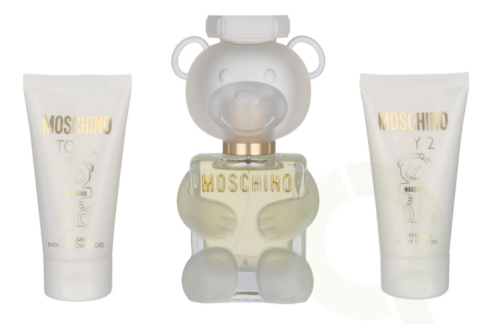 Moschino Toy 2 Giftset 150 ml Edp Spray 50ml/Body Lotion 50ml/Shower Gel 50ml i gruppen HELSE OG SKJØNNHET / Gavesett / Gavesett for henne hos TP E-commerce Nordic AB (C78864)