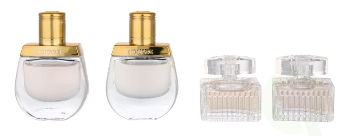 Chloe Les Parfums Set 20 ml Nomade Edp 5ml/Edt 5ml/Chloe Edp 5ml/Chloe Rose Tangerine Edt 5ml i gruppen HELSE OG SKJØNNHET / Gavesett / Gavesett for henne hos TP E-commerce Nordic AB (C78884)