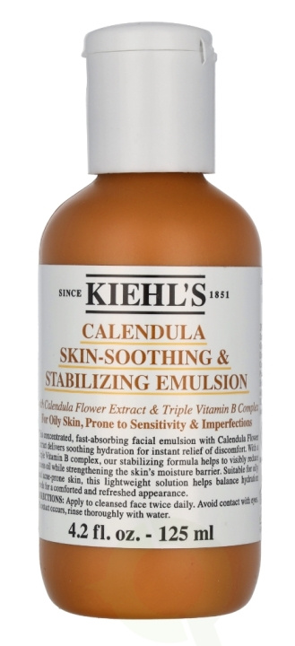 Kiehl\'s Calendula Skin-Soothing & Stabilizing Emulsion 125 ml i gruppen HELSE OG SKJØNNHET / Hudpleie / Ansikt / Ansiktsolje hos TP E-commerce Nordic AB (C78906)