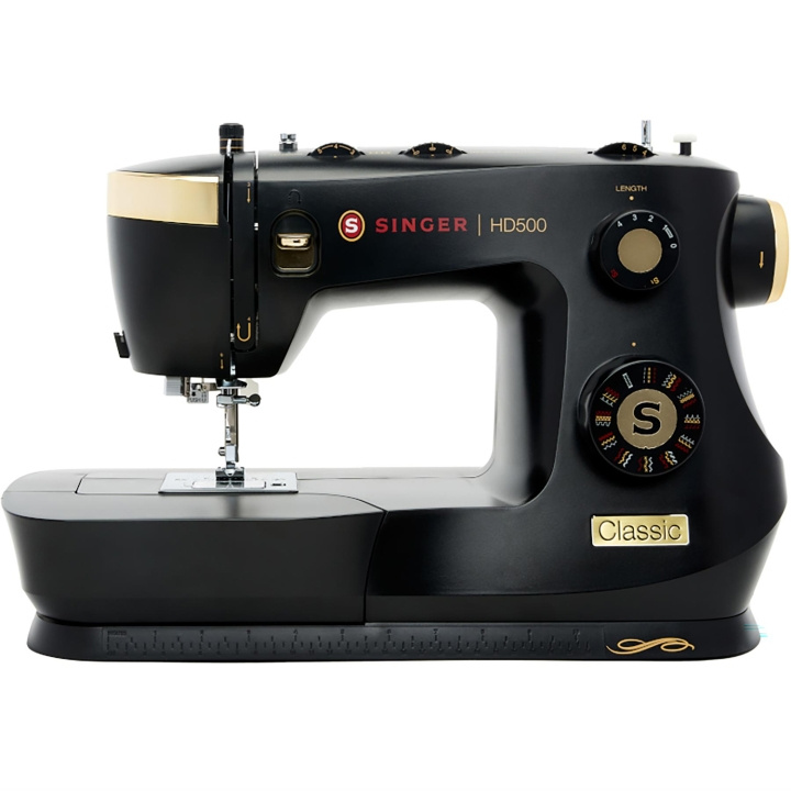 Singer Symaskin HD500 Classic Gold 32 Sömmar, Robust i gruppen HJEM, HUS OG HAGE / Husholdningsapparater / Symaskiner og tilbehør / Symaskin hos TP E-commerce Nordic AB (C78963)