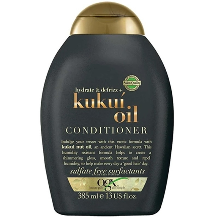 OGX Kukui Oil Conditioner 385 ml i gruppen HELSE OG SKJØNNHET / Hår & styling / Hårpleie / Balsam hos TP E-commerce Nordic AB (C78993)