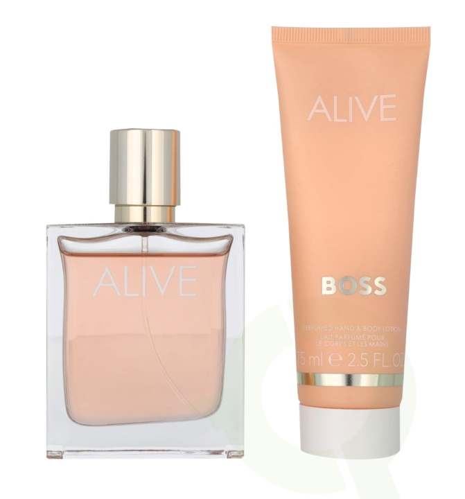 Hugo Boss Alive Giftset 125 ml Edp Spray 50ml/Body Lotion 75ml i gruppen HELSE OG SKJØNNHET / Gavesett / Gavesett for henne hos TP E-commerce Nordic AB (C79052)