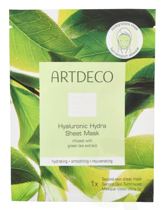 Artdeco Hyaluronic Hydra Sheet Mask 23 ml All Skin Types i gruppen HELSE OG SKJØNNHET / Hudpleie / Ansikt / Masker hos TP E-commerce Nordic AB (C79074)