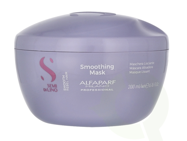 Alfaparf Semi Di Lino Smoothing Mask 200 ml i gruppen HELSE OG SKJØNNHET / Hår & styling / Hårpleie hos TP E-commerce Nordic AB (C79077)