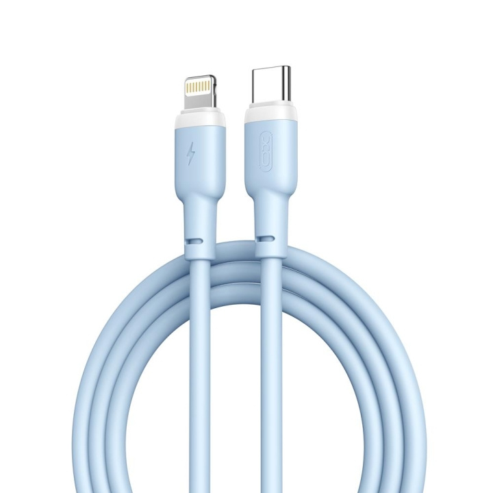 XO kabel NB208A PD USB-C - Lightning 1,0m 20W blå i gruppen Datautstyr / Kabler og adaptere / USB / USB-C hos TP E-commerce Nordic AB (C79199)