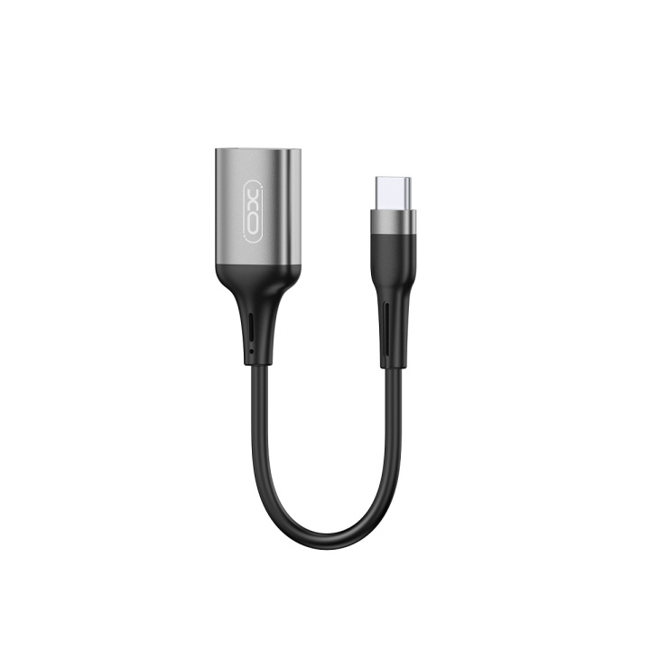 XO adapter OTG NB201 USB - USB-C svart i gruppen Datautstyr / Kabler og adaptere / USB / USB-C hos TP E-commerce Nordic AB (C79253)