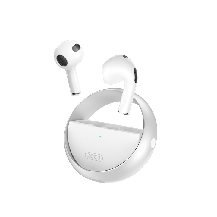 XO Bluetooth-hörlurar X31 TWS vit i gruppen Elektronikk / Lyd & Bilde / Hodetelefoner & Tilbehør / Hodetelefoner hos TP E-commerce Nordic AB (C79297)