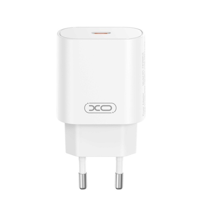 XO väggladdare CE25 PD 25W 1x USB-C vit i gruppen SMARTTELEFON & NETTBRETT / Ladere og Kabler / Vegglader / Vegglader Type C hos TP E-commerce Nordic AB (C79318)