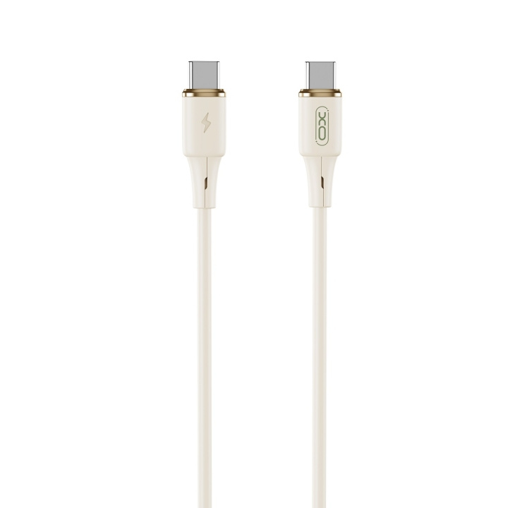 XO kabel NB-Q261 PD USB-C - USB-C 1m beige 60W i gruppen Datautstyr / Kabler og adaptere / USB / USB-C hos TP E-commerce Nordic AB (C79321)