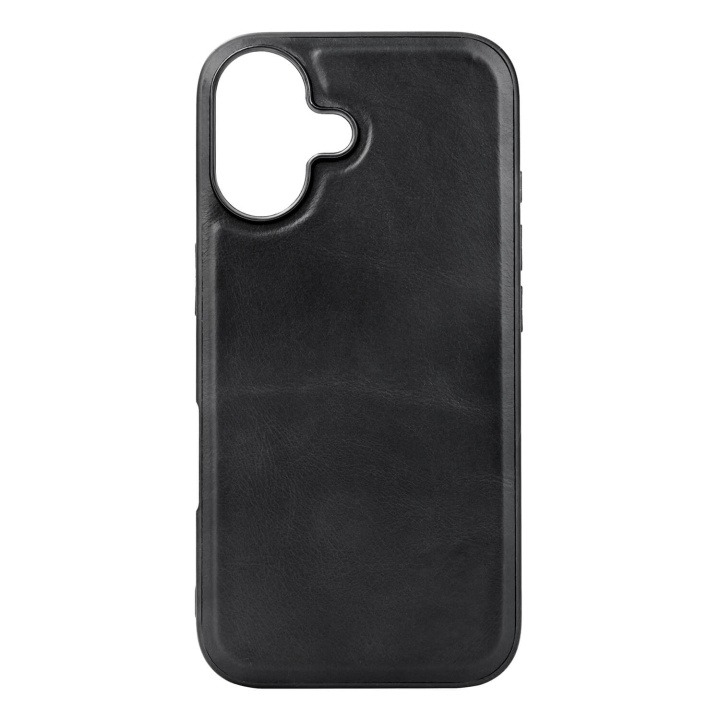 Buffalo Back cover Leather Magseries iPhone 16 Black i gruppen SMARTTELEFON & NETTBRETT / Mobilbeskyttelse / Apple / iPhone 16 hos TP E-commerce Nordic AB (C79380)