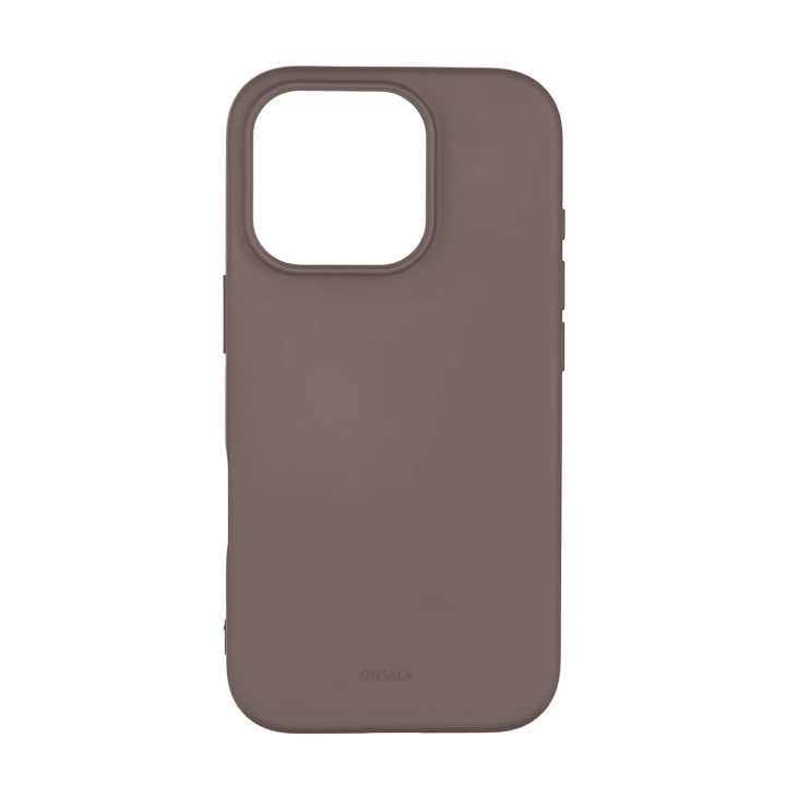 Onsala Back Sil Touch Recycled MagSerie iPhone 16 Pro Chocolate i gruppen SMARTTELEFON & NETTBRETT / Mobilbeskyttelse / Apple / iPhone 16 hos TP E-commerce Nordic AB (C79417)