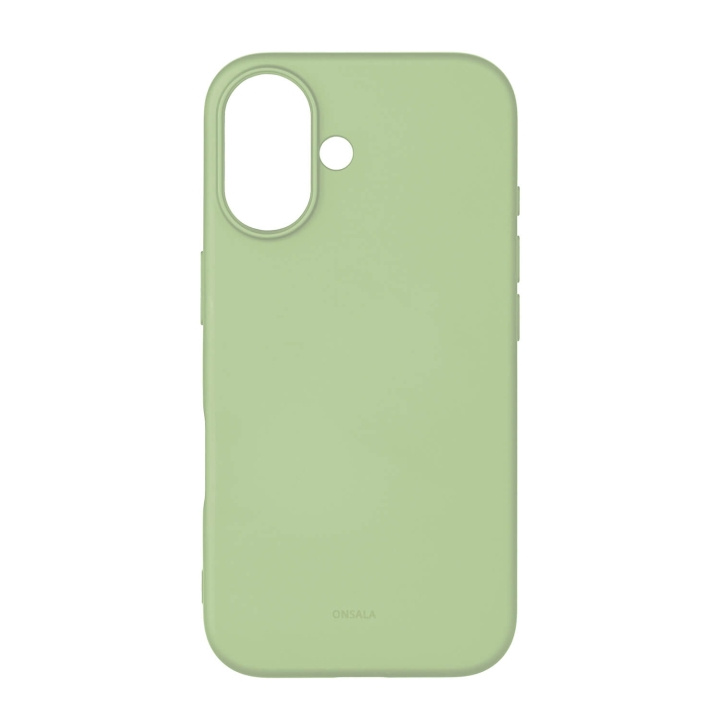 Onsala Back Sil Touch Recycled MagSerie iPhone 16 Lime i gruppen SMARTTELEFON & NETTBRETT / Mobilbeskyttelse / Apple / iPhone 16 hos TP E-commerce Nordic AB (C79418)