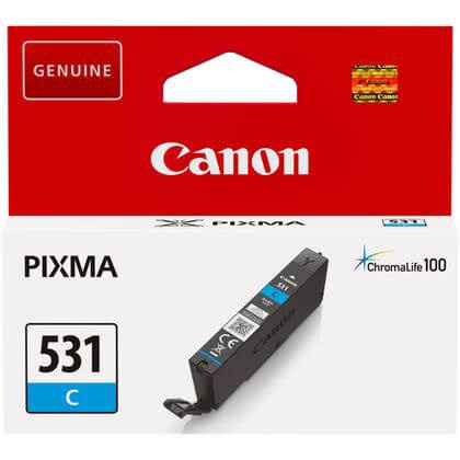 Canon Ink 6119C001 CLI-531 Cyan i gruppen Datautstyr / Skrivere og tilbehør / Blekk og toner / Blekkpatroner / Canon hos TP E-commerce Nordic AB (C79424)