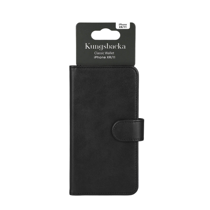 Kungsbacka Classic Wallet iPhone XR/11 Black i gruppen SMARTTELEFON & NETTBRETT / Mobilbeskyttelse / Apple / iPhone 11 hos TP E-commerce Nordic AB (C79440)