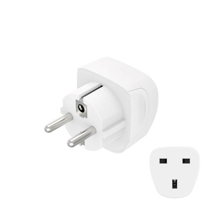 Hama Traveladapter Type G UK-EU i gruppen HJEM, HUS OG HAGE / El og belysning / Reiseadaptere hos TP E-commerce Nordic AB (C79449)