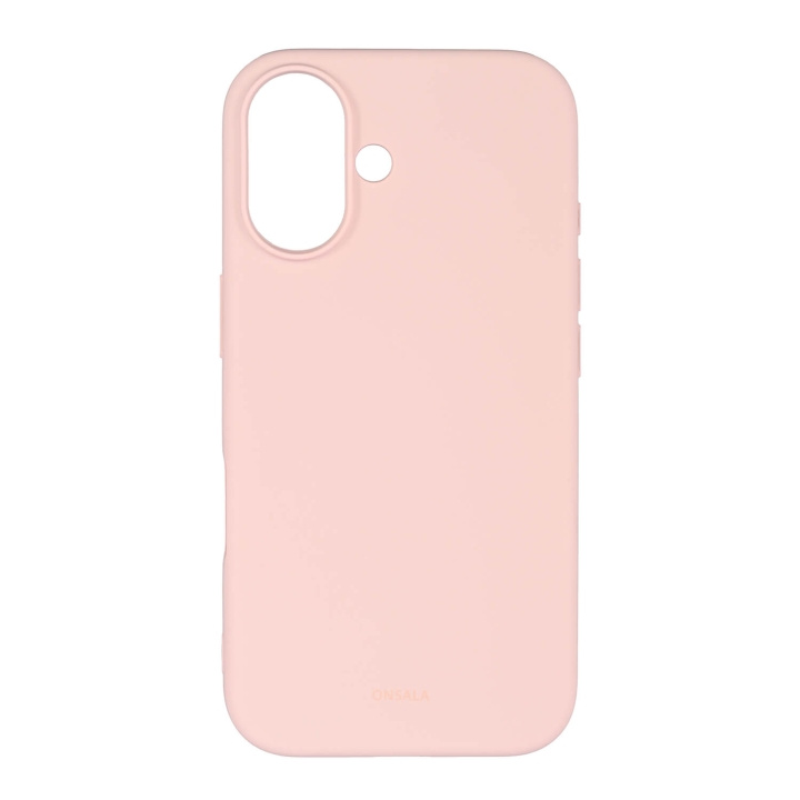 Onsala Back Sil Touch Recycled MagSerie iPhone 16 Chalk Pink i gruppen SMARTTELEFON & NETTBRETT / Mobilbeskyttelse / Apple / iPhone 16 hos TP E-commerce Nordic AB (C79466)