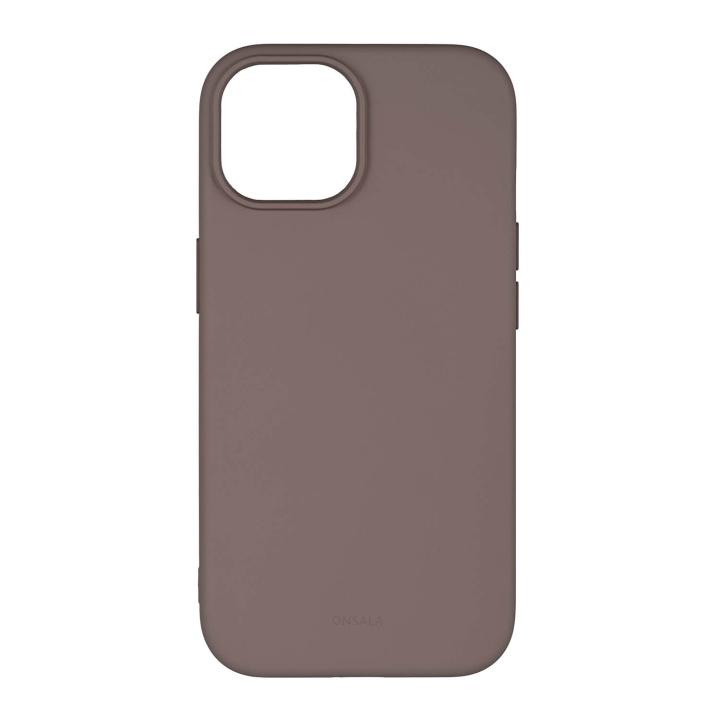 Onsala Back Sil Touch Recycled MagSerie iPhone 13/14/15 Chocolate i gruppen SMARTTELEFON & NETTBRETT / Mobilbeskyttelse / Apple / iPhone 14 hos TP E-commerce Nordic AB (C79469)