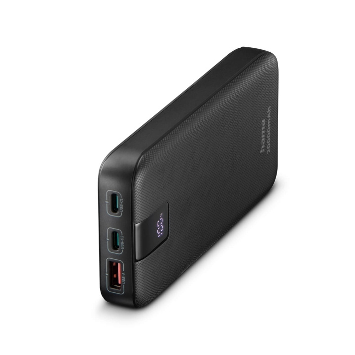 Hama Powerbank PD 20000mAh 2xUSB-C+1xUSB-A Anthracite i gruppen SMARTTELEFON & NETTBRETT / Ladere og Kabler / Powerbanks hos TP E-commerce Nordic AB (C79492)