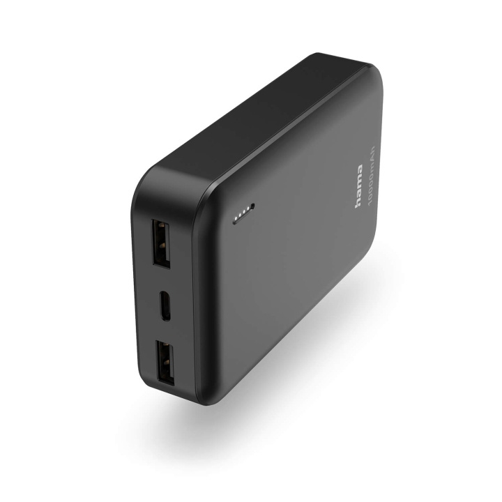 Hama Powerbank 10000mAh 2xUSB-A Anthracite i gruppen SMARTTELEFON & NETTBRETT / Ladere og Kabler / Powerbanks hos TP E-commerce Nordic AB (C79493)