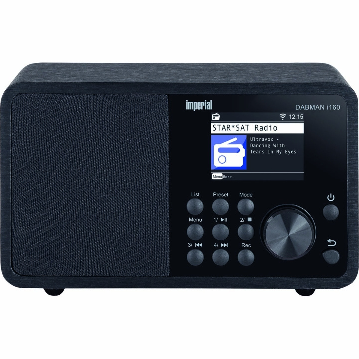 imperial DABMAN i160 DAB+ og Internett-radio Svart i gruppen Elektronikk / Lyd & Bilde / Hjemmekino, HiFi og bærbar / Radio & Vekkerklokker / Radio hos TP E-commerce Nordic AB (C79503)