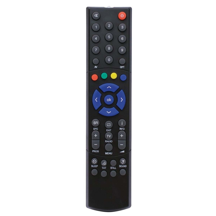 TELESTAR Remote Control TTS35AI alternative to TS35 Black i gruppen Elektronikk / Lyd & Bilde / TV og tilbehør / Fjernkontroller hos TP E-commerce Nordic AB (C79508)