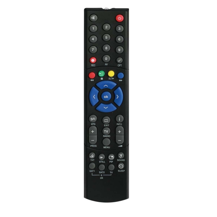 TELESTAR Remote Control PVR 235 DIGINOVA 21 HD,23 CI+,25 smartDIGINOVA AS 1, T 10 IR Black i gruppen Elektronikk / Lyd & Bilde / TV og tilbehør / Fjernkontroller hos TP E-commerce Nordic AB (C79511)