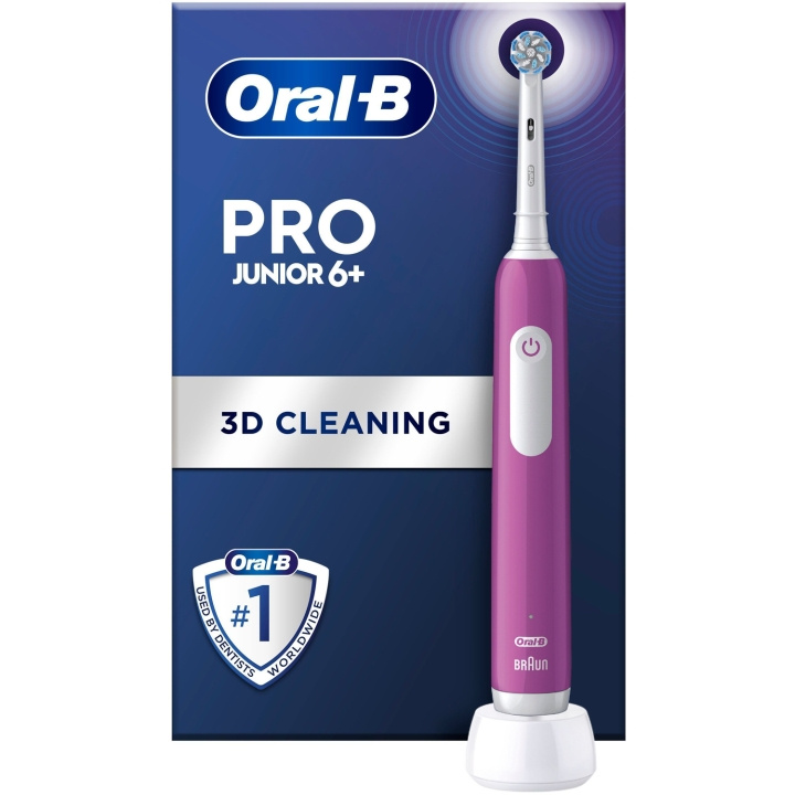 Oral B Eltandborste Junior Purple SUT i gruppen HELSE OG SKJØNNHET / Munnpleie / Elektriske tannbørster hos TP E-commerce Nordic AB (C79524)