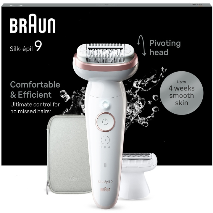 Braun Epilator Silk-épil 9 SES9-030 i gruppen HELSE OG SKJØNNHET / Hår & styling / Hårfjerning / Epilatorer hos TP E-commerce Nordic AB (C79529)