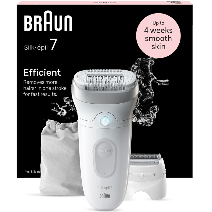 Braun Epilator Silk-épil 7 SE7-041 i gruppen HELSE OG SKJØNNHET / Hår & styling / Hårfjerning / Epilatorer hos TP E-commerce Nordic AB (C79530)