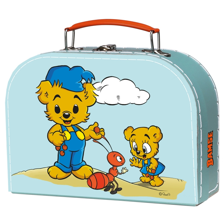 Micki Bamse Pappväska Turkos i gruppen LEKER, BARN OG BABY / Reise / Barnevesker / Kofferter hos TP E-commerce Nordic AB (C79533)