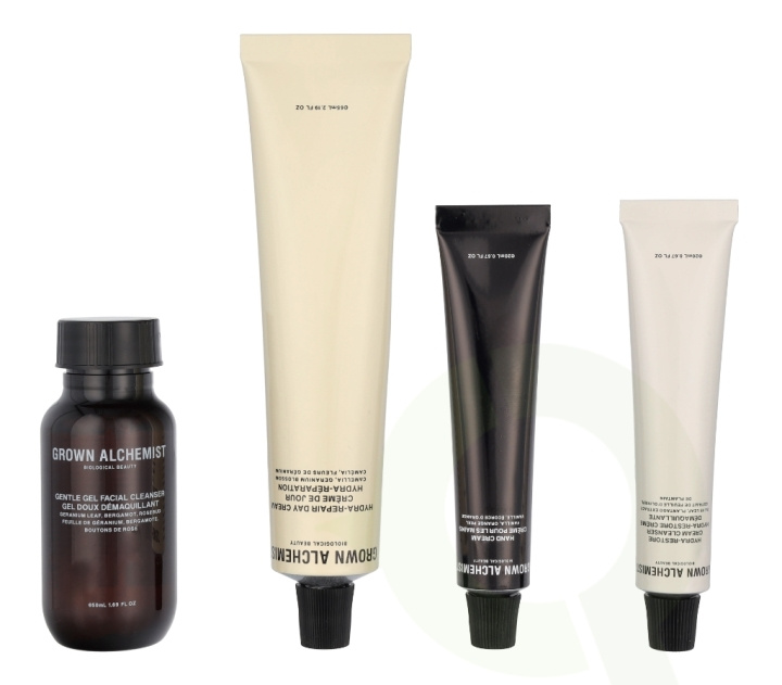 Grown Alchemist Function Of The Skin Starter Set 155 ml Gentle Gel Facial Cleanser 50ml/Hydra-Restore Cream Cleanser 20ml/Hydra-Repair Day Cream 65ml/Hand Cream Vanilla And Orange Peel 20ml i gruppen HELSE OG SKJØNNHET / Hudpleie / Ansikt hos TP E-commerce Nordic AB (C79602)