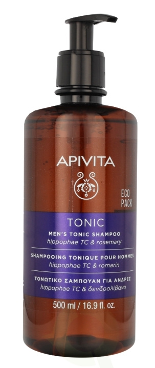 Apivita Tonic Men\'s Shampoo 500 ml i gruppen HELSE OG SKJØNNHET / Hår & styling / Hårpleie / Sjampo hos TP E-commerce Nordic AB (C79606)