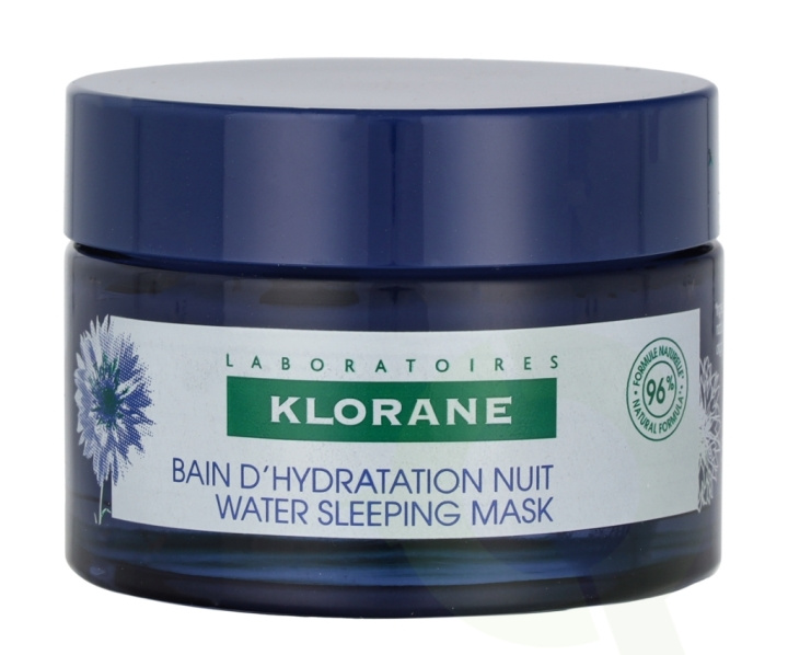 Klorane Water Sleeping Mask - Cornflower & Hyaluronic Acid 50 ml i gruppen HELSE OG SKJØNNHET / Hudpleie / Ansikt / Ansiktskrem hos TP E-commerce Nordic AB (C79636)