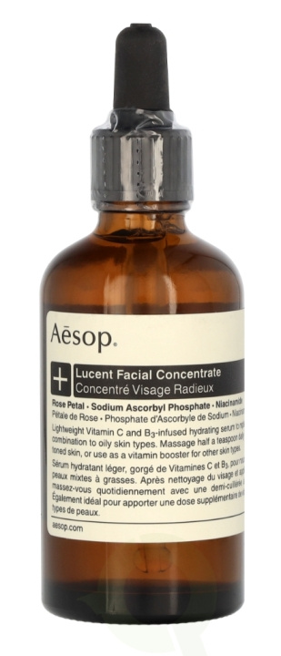 AESOP Lucent Facial Concentrate 60 ml i gruppen HELSE OG SKJØNNHET / Hudpleie / Ansikt / Hudserum hos TP E-commerce Nordic AB (C79655)