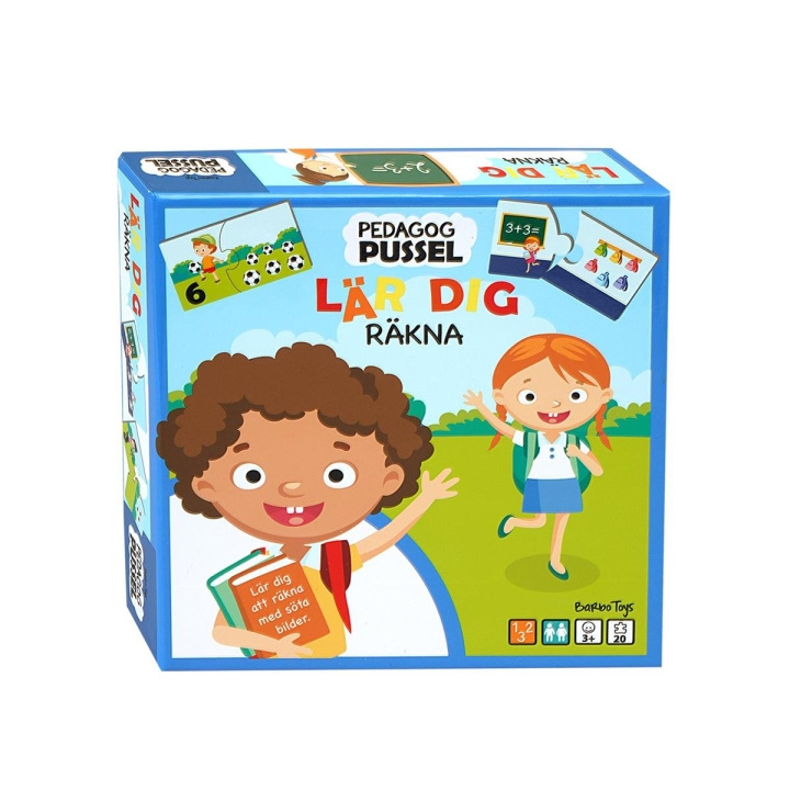 Barbo Toys Barbo Classic Pedagog Pussel Lär Dig Räkna (SE) i gruppen LEKER, BARN OG BABY / Leker / Tegne & regne hos TP E-commerce Nordic AB (C79753)