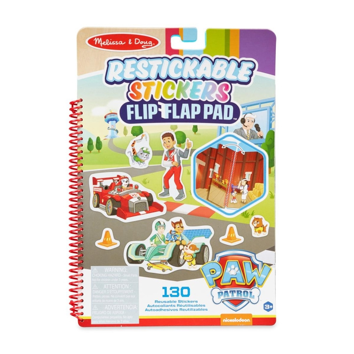 Melissa & Doug Gjenbrukbar klistremerkeklistremerkeblokk Paw Patrol Classic Missions i gruppen LEKER, BARN OG BABY / Leker / Håndtverk hos TP E-commerce Nordic AB (C79779)