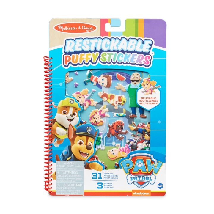 Melissa & Doug Aktivitetsbok med gjenbrukbare Puffy-klistremerker Paw Patrol Adventure Bay i gruppen LEKER, BARN OG BABY / Leker / Håndtverk hos TP E-commerce Nordic AB (C79781)