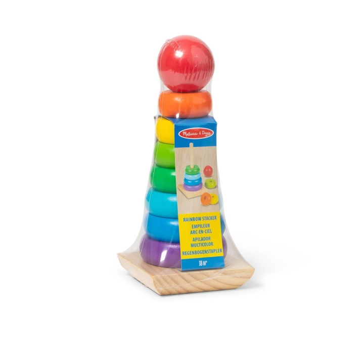 Melissa & Doug Stabler i tre Rainbow i gruppen LEKER, BARN OG BABY / Babyleker (0-3 år) / Aktivitetsleker hos TP E-commerce Nordic AB (C79792)