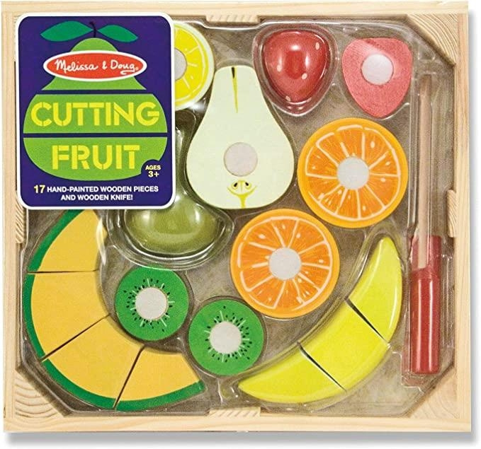 Melissa & Doug Food Play Wooden Cutting Fruit i gruppen LEKER, BARN OG BABY / Leker / Kjøkkenleker hos TP E-commerce Nordic AB (C79800)