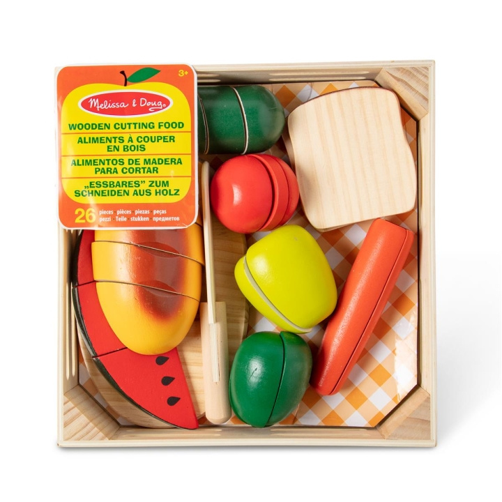 Melissa & Doug Food Play Wooden Cutting Food i gruppen LEKER, BARN OG BABY / Leker / Kjøkkenleker hos TP E-commerce Nordic AB (C79804)