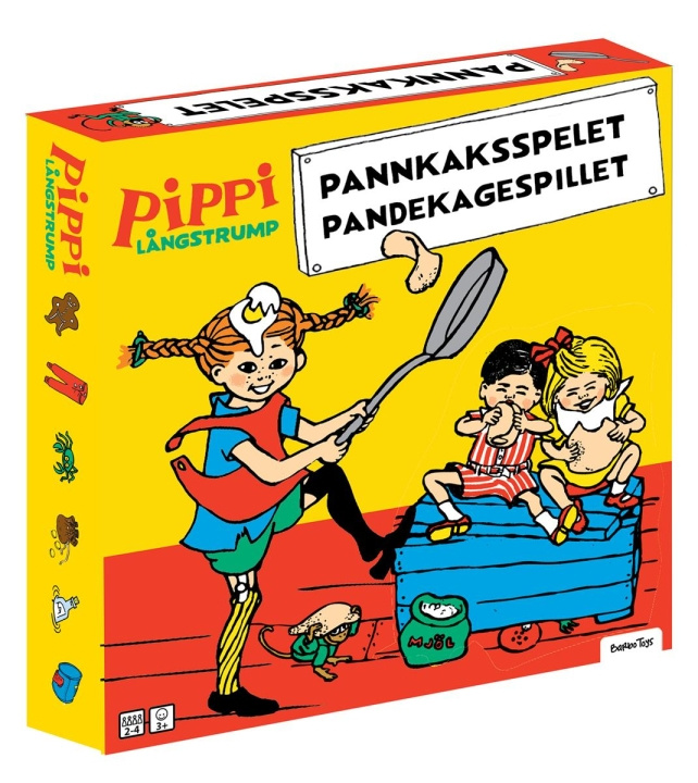 Barbo Toys Pippi Pannekakespill i gruppen LEKER, BARN OG BABY / Leker / Brettspill / Barnespill hos TP E-commerce Nordic AB (C79834)