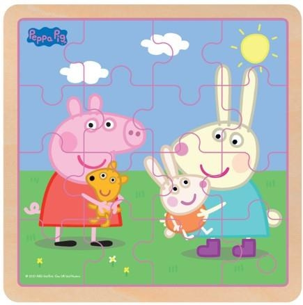 Barbo Toys Peppa Gris Puslespill i tre Rebecca i gruppen LEKER, BARN OG BABY / Leker / Barnas puslespill hos TP E-commerce Nordic AB (C79835)