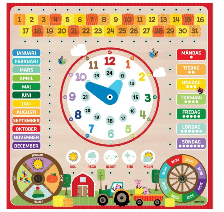 Barbo Toys Barbo Klassisk Lærerkalender SE i gruppen LEKER, BARN OG BABY / Leker / Tegne & regne hos TP E-commerce Nordic AB (C79839)