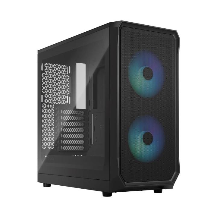 Fractal Design Focus 2 RGB Black TG Clear Tint i gruppen Datautstyr / PC-Komponenter / Chassis hos TP E-commerce Nordic AB (C79920)