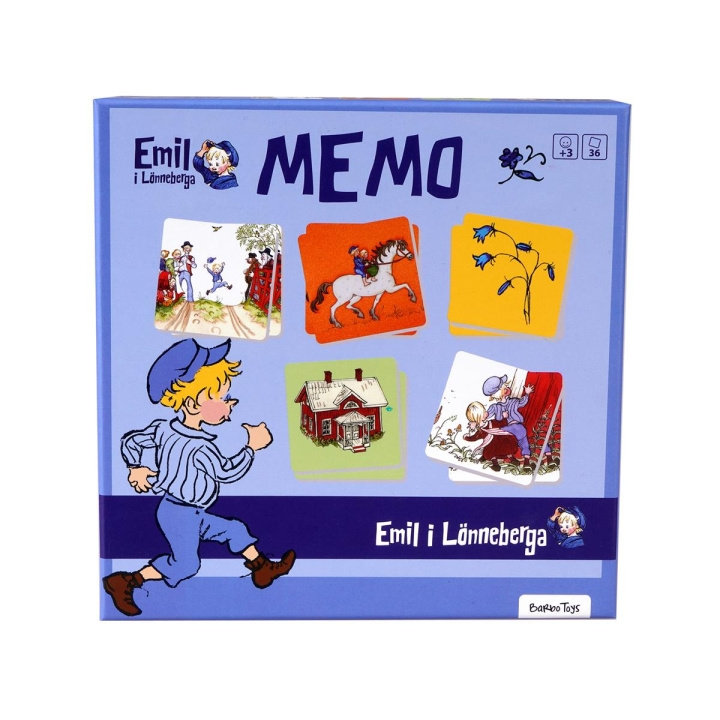 Barbo Toys Emil Memo i gruppen LEKER, BARN OG BABY / Leker / Brettspill / Barnespill hos TP E-commerce Nordic AB (C79962)