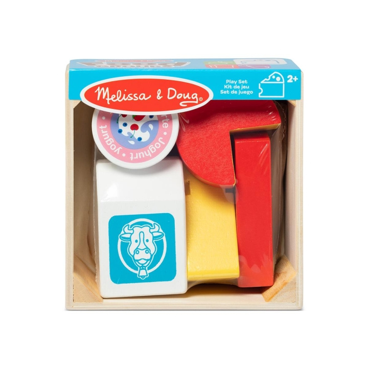 Melissa & Doug Lekesett i tre med matvaregrupper - Meieri i gruppen LEKER, BARN OG BABY / Leker / Lite hjem & rollespill hos TP E-commerce Nordic AB (C79969)