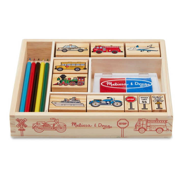 Melissa & Doug Stempelsett i tre Kjøretøy i gruppen LEKER, BARN OG BABY / Leker / Håndtverk hos TP E-commerce Nordic AB (C79989)